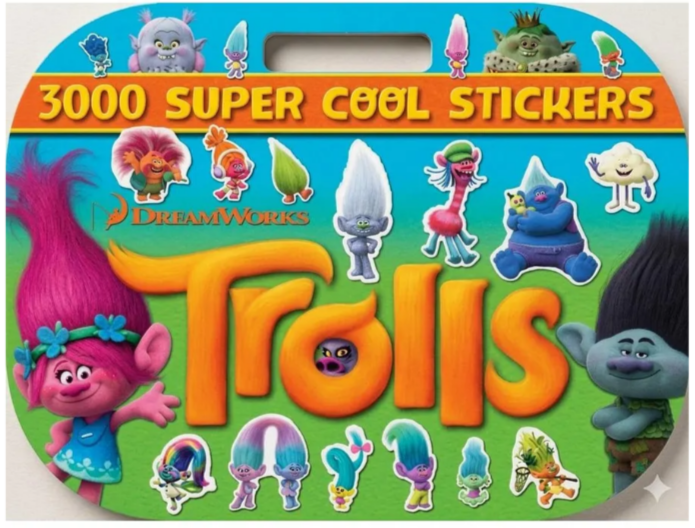 Igloobooks - 3000 Super Cool Stickers - TROLLS
